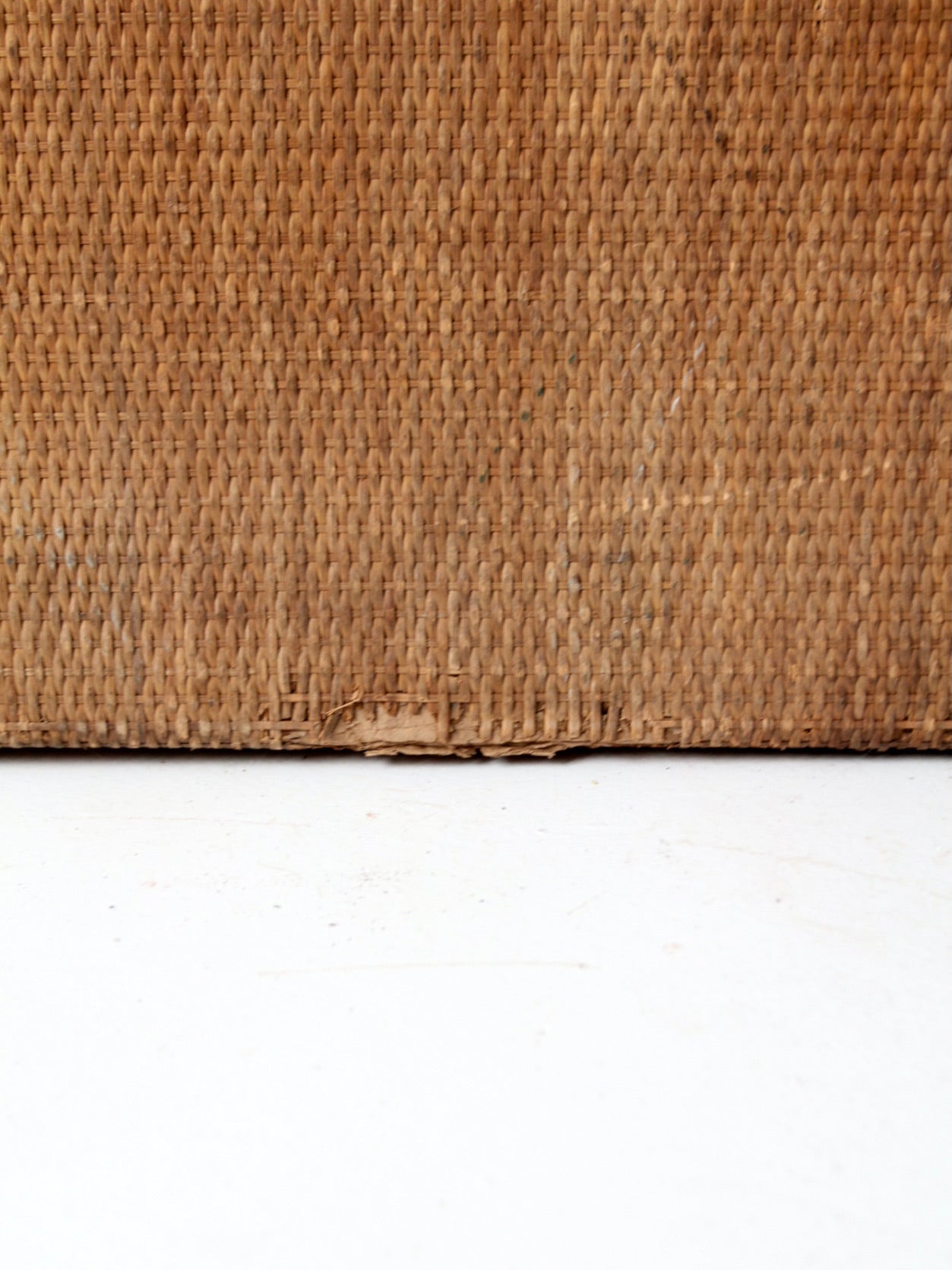 antique wicker suitcase