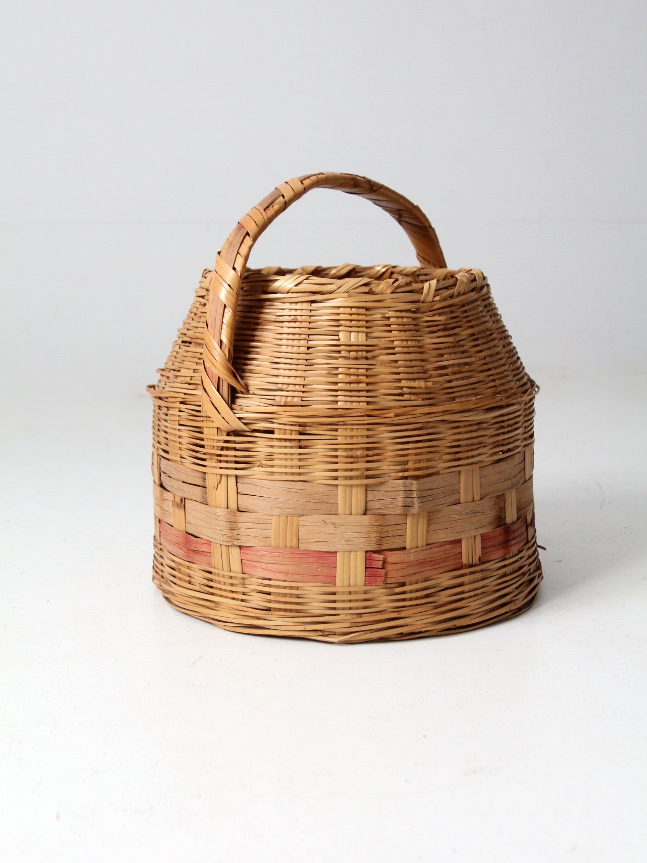 antique woven carrying basket