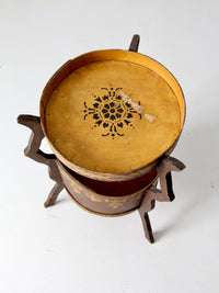 antique bandbox table