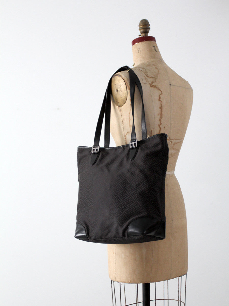 Vintage Prada Tessuto Black Nylon Tote Bag -  India