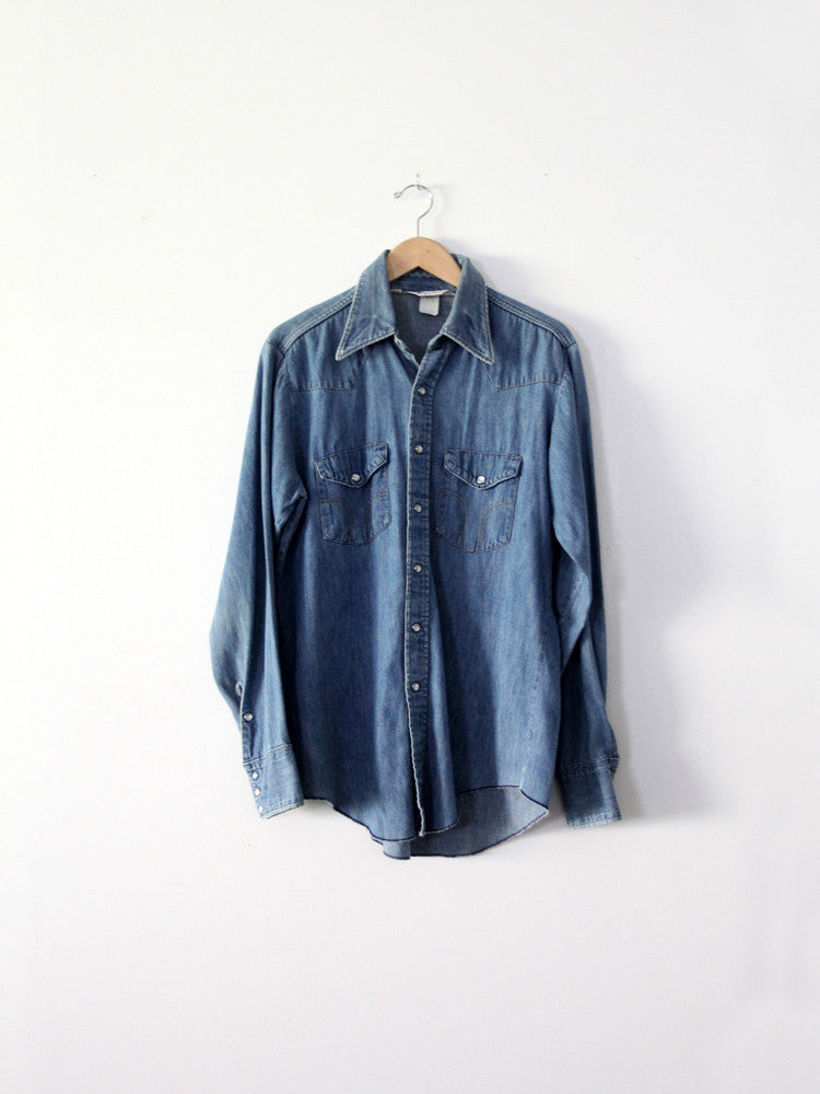 vintage Dickies denim shirt – 86 Vintage