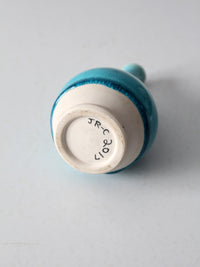 studio pottery bottle neck vase