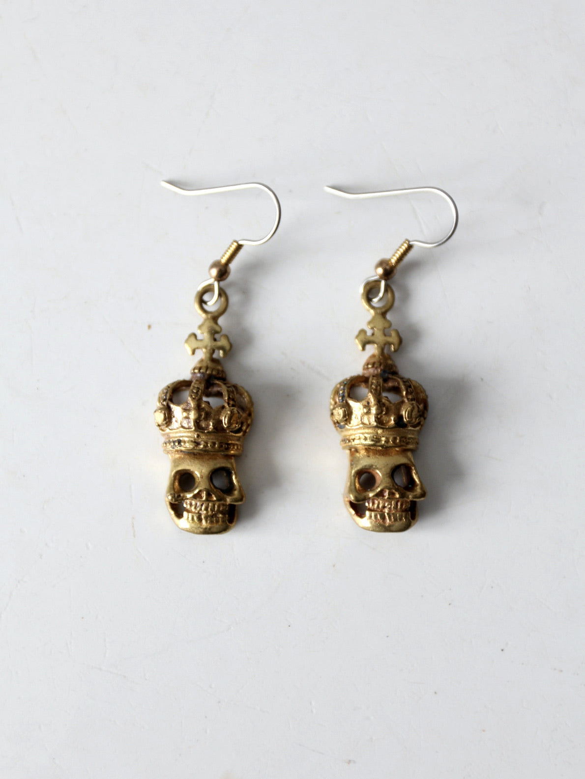 vintage skull earrings