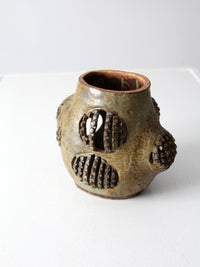 vintage studio pottery vase