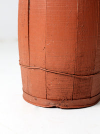 antique red barrel