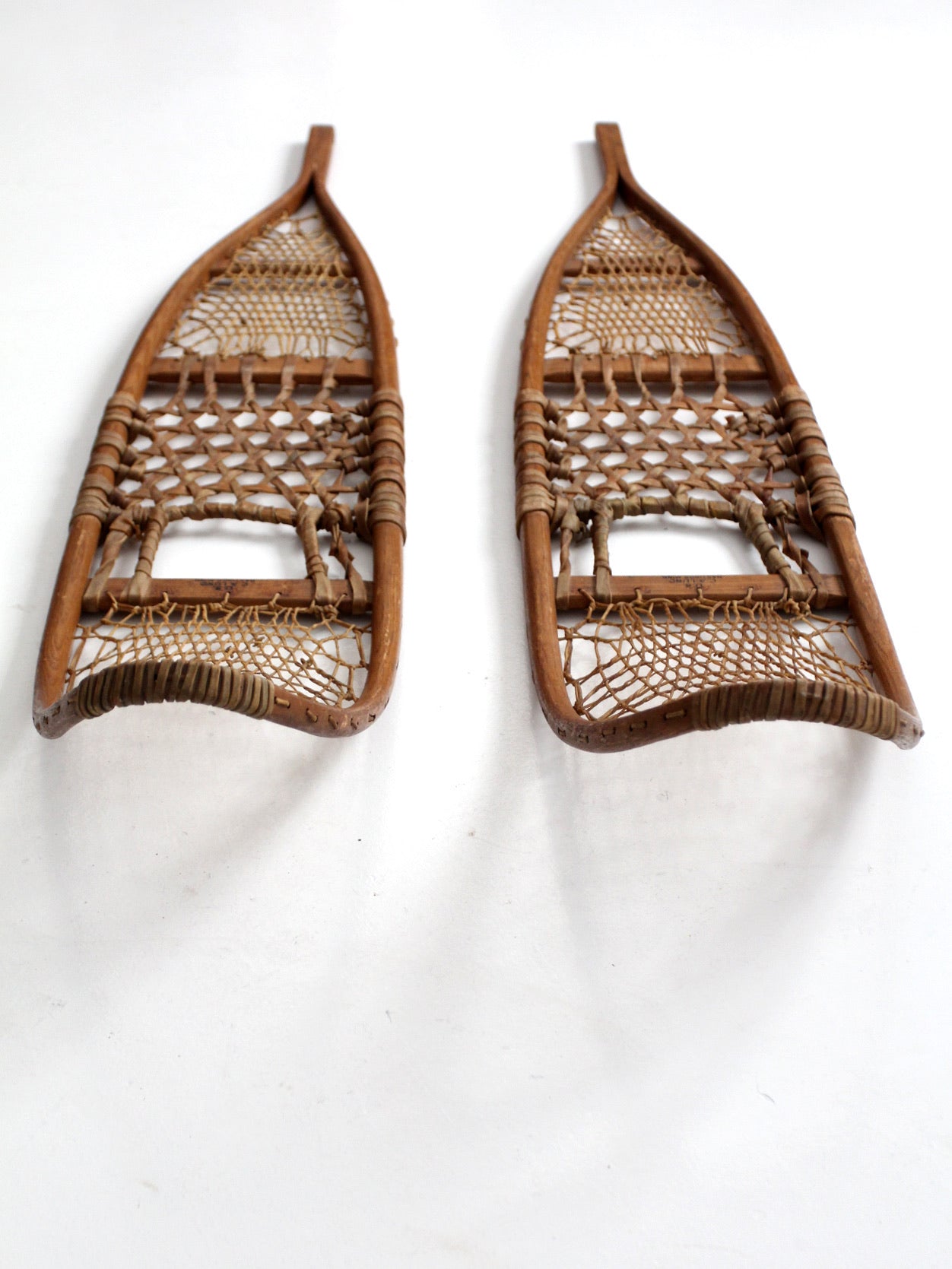 vintage CA Lund snowshoes