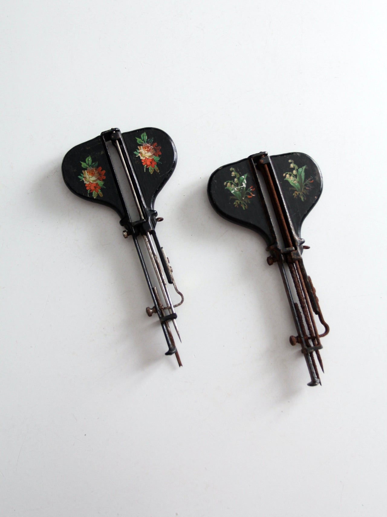 antique hand stitch tool pair