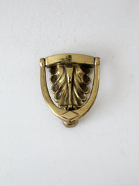 antique brass door knocker