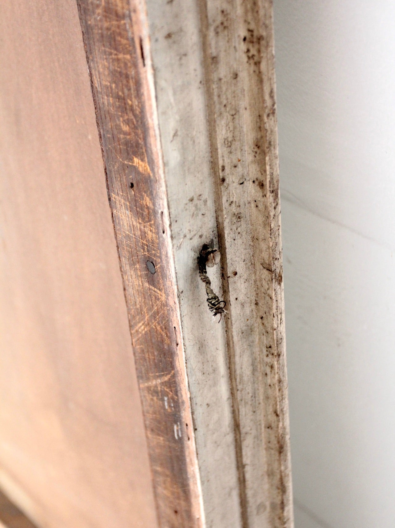 antique beveled glass mirror