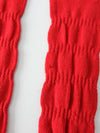 vintage red knit gloves