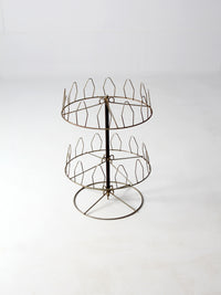 mid century shoe tree rack display