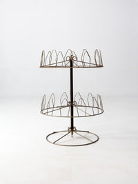 mid century shoe tree rack display