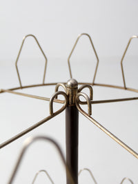 mid century shoe tree rack display