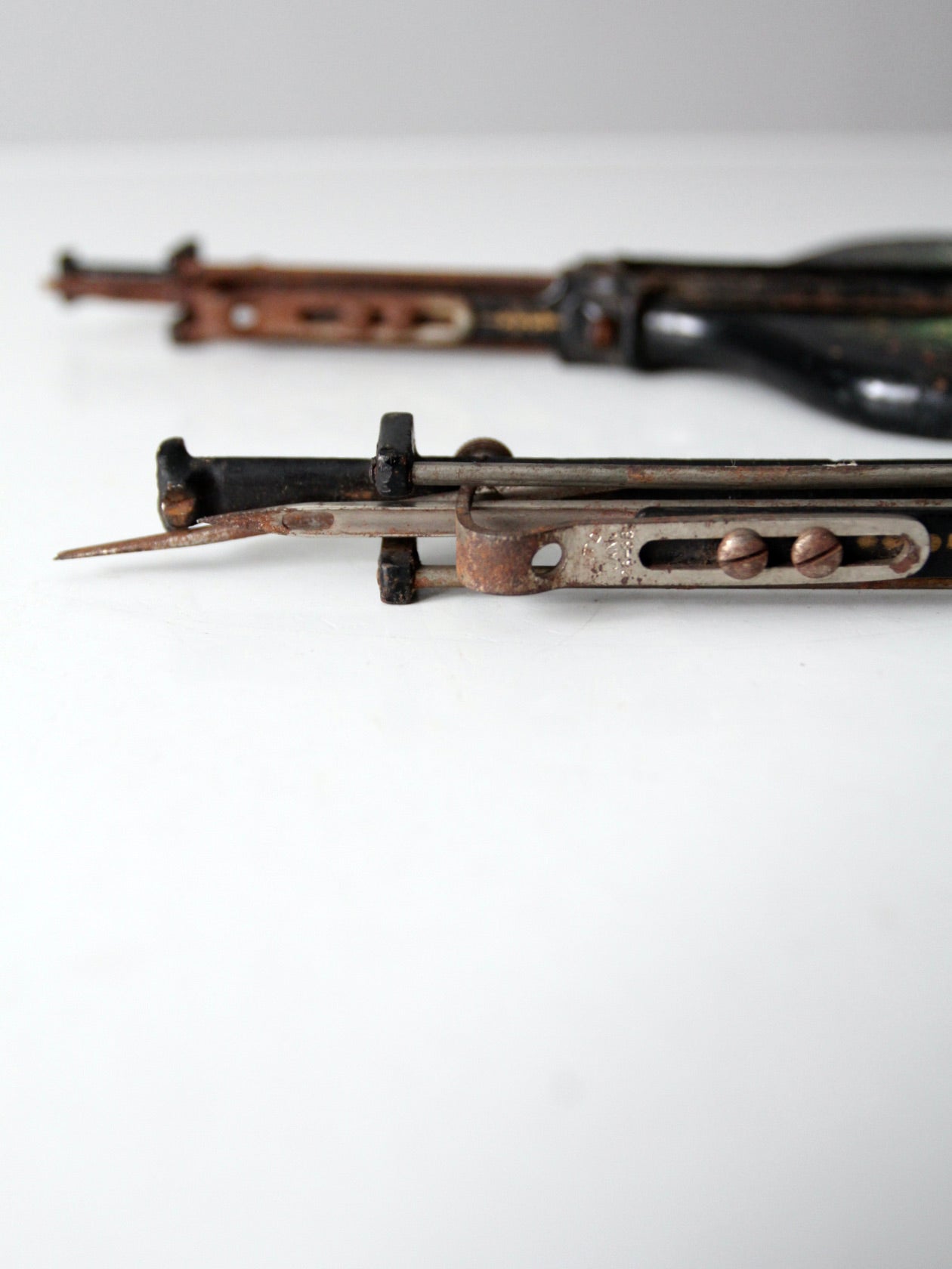 antique hand stitch tool pair