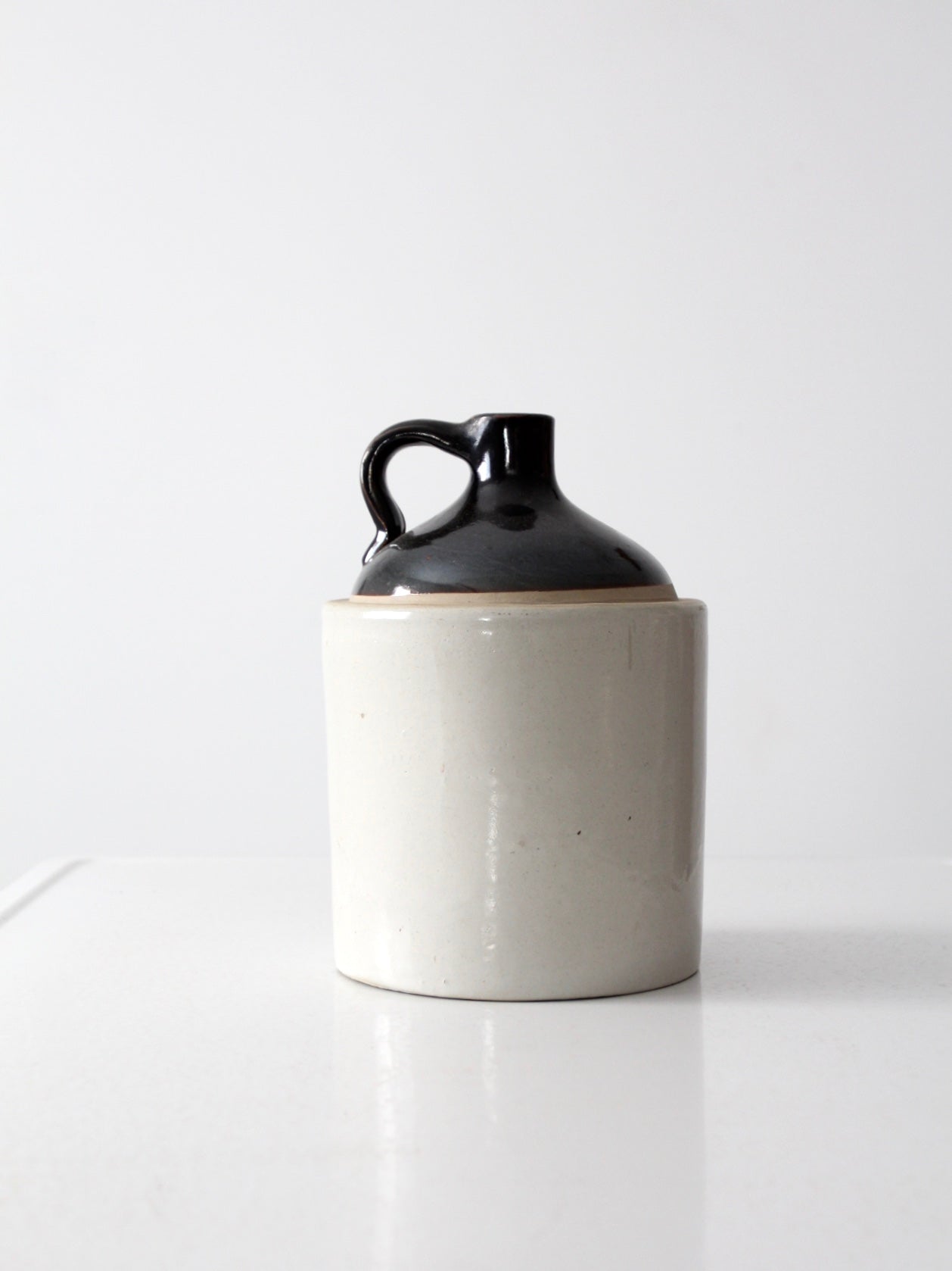 antique Western Stoneware crock jug