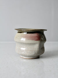 vintage studio pottery vase