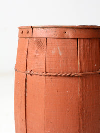 antique red barrel