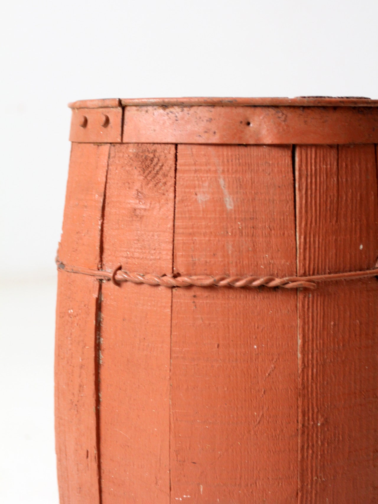 antique red barrel