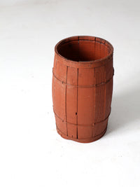 antique red barrel