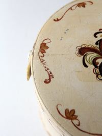 vintage painted sugar bucket