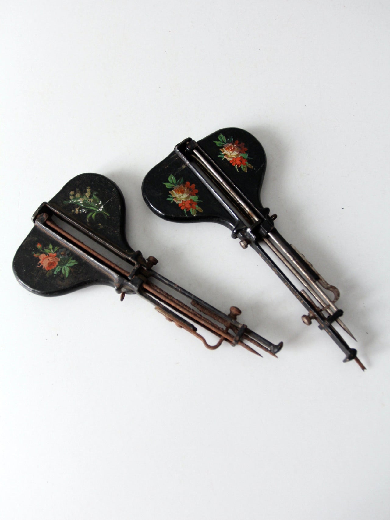 antique hand stitch tool pair