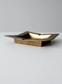 vintage brass ashtray