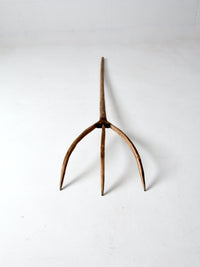 antique primitive hay fork