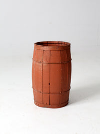 antique red barrel
