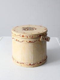 vintage painted sugar bucket
