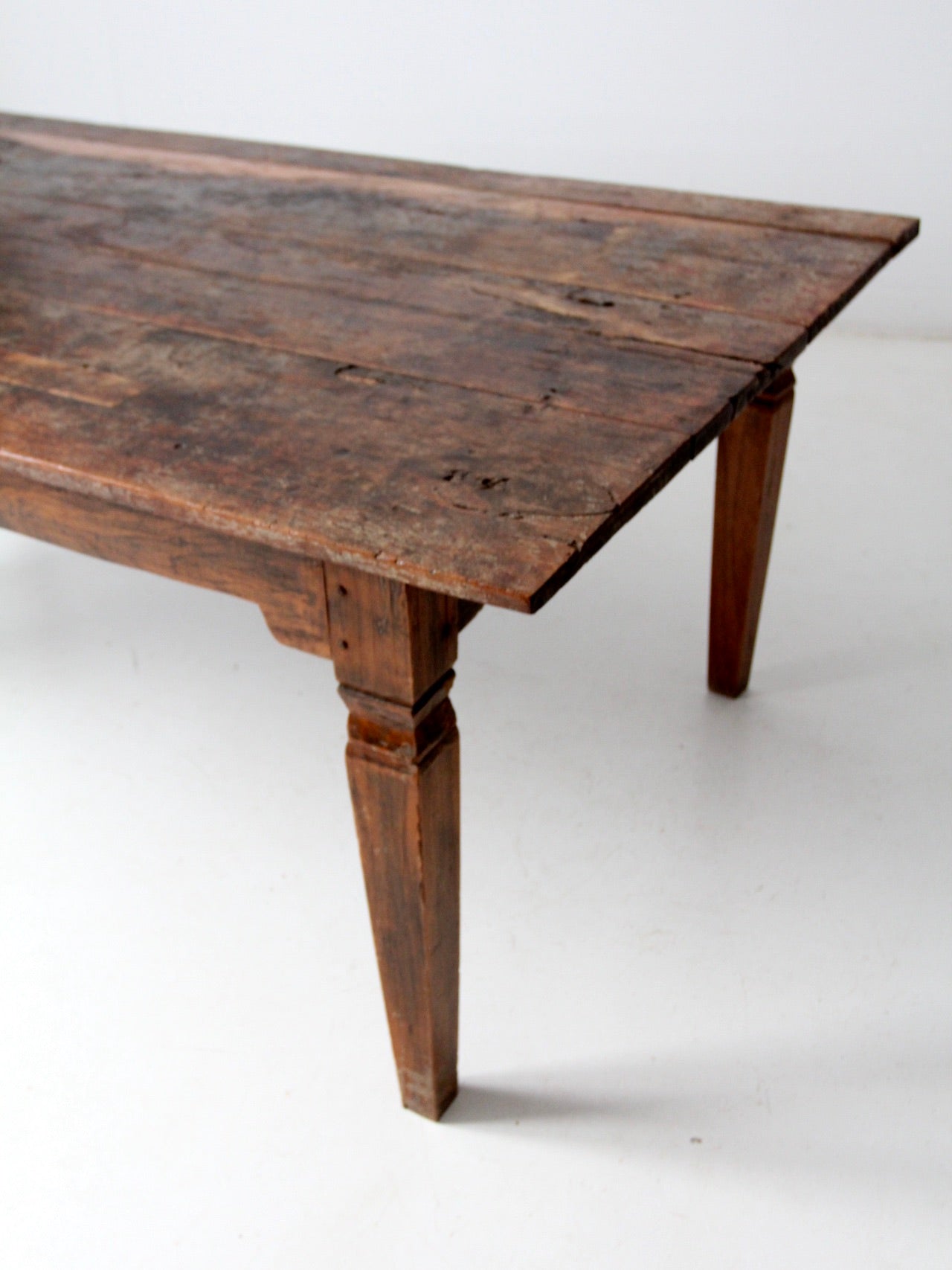 antique wooden dining table