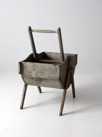 antique rocking laundry wash tub