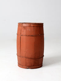 antique red barrel
