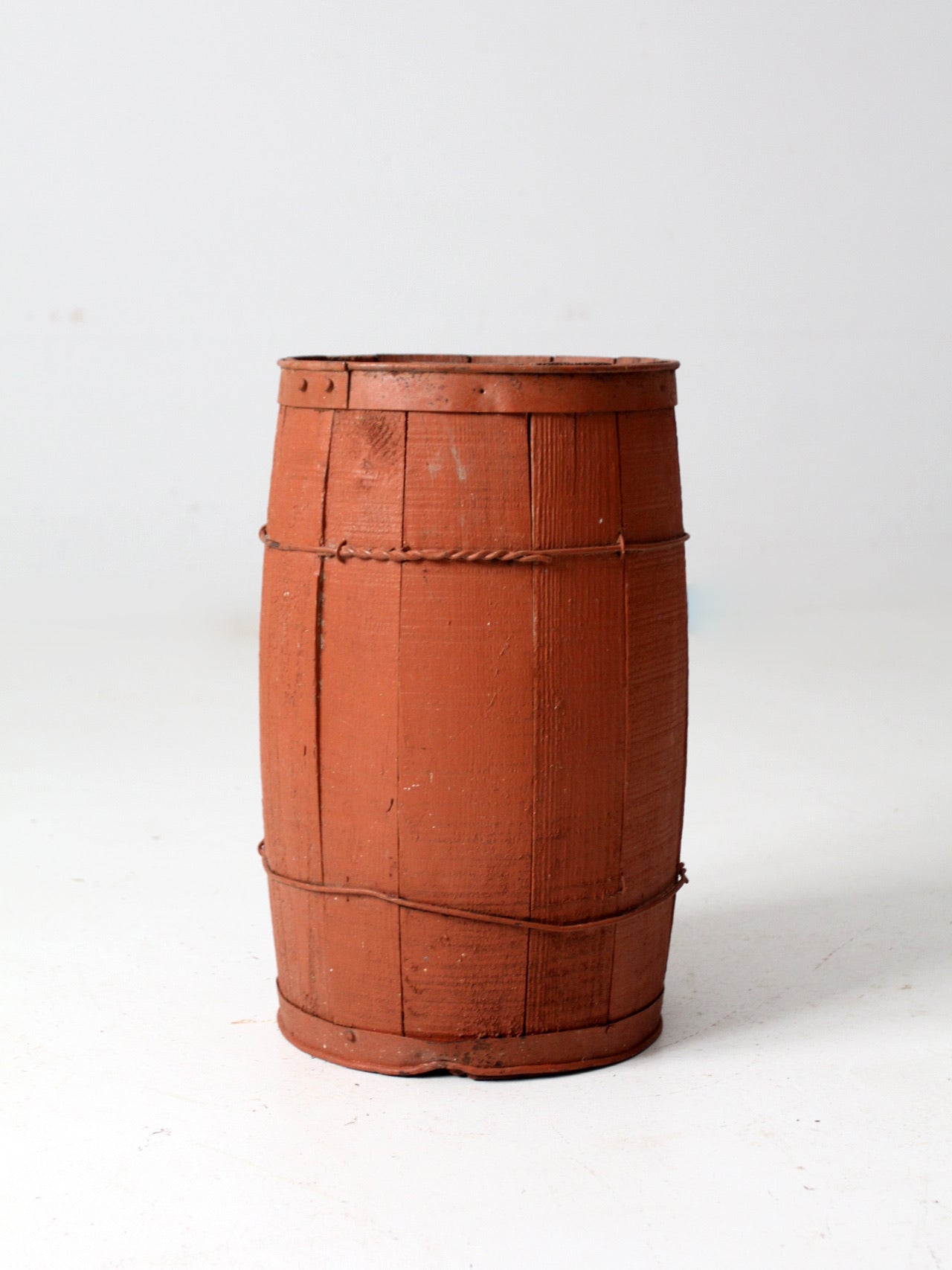 antique red barrel