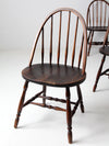antique wood dining chairs set of 4