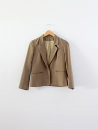 vintage linen blazer