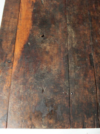 antique wooden dining table