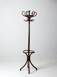 antique bentwood hall tree