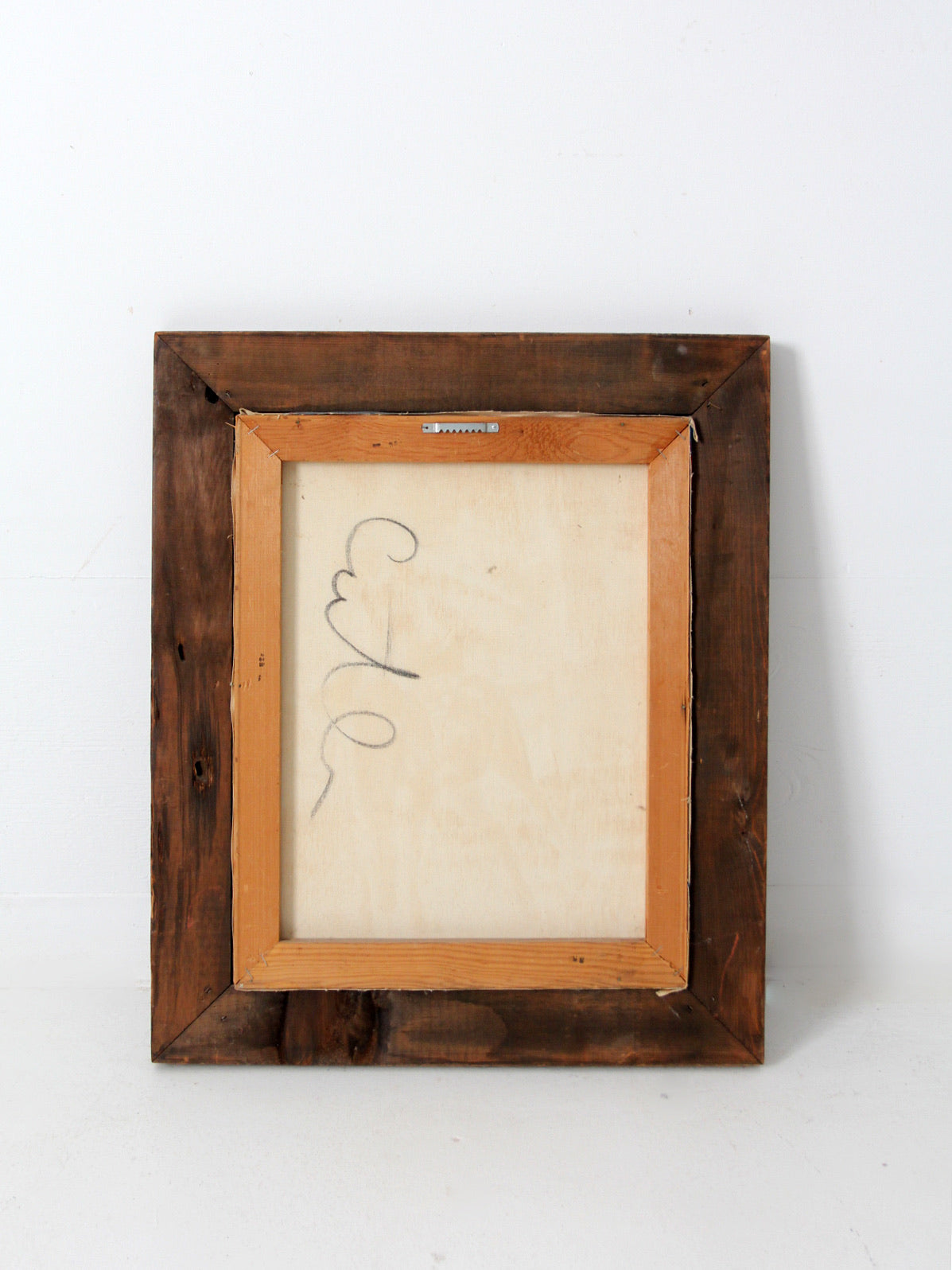 vintage oil painting of rodeo scene