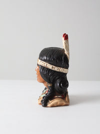 American Indian bust ca. 1974