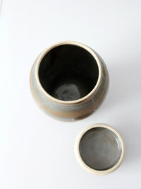 vintage studio pottery jar