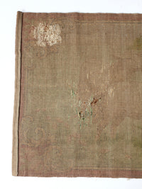 antique woven tapestry wall hanging