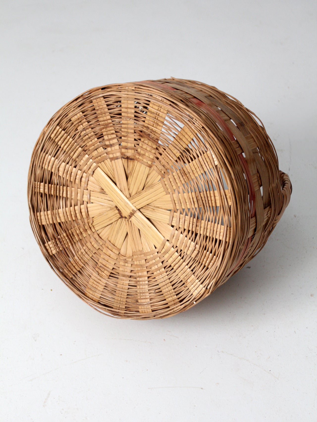 antique woven carrying basket