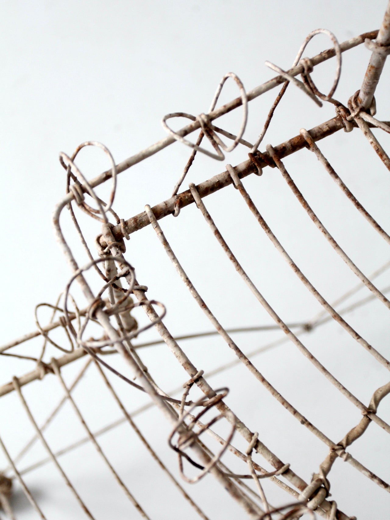 Victorian wire plant stand