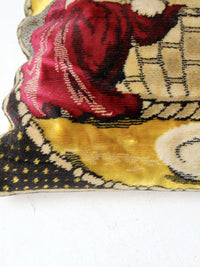 vintage Italian tapestry pillow