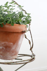 antique plant stand display riser