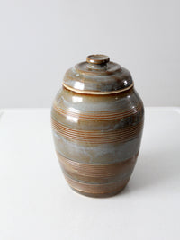 vintage studio pottery jar