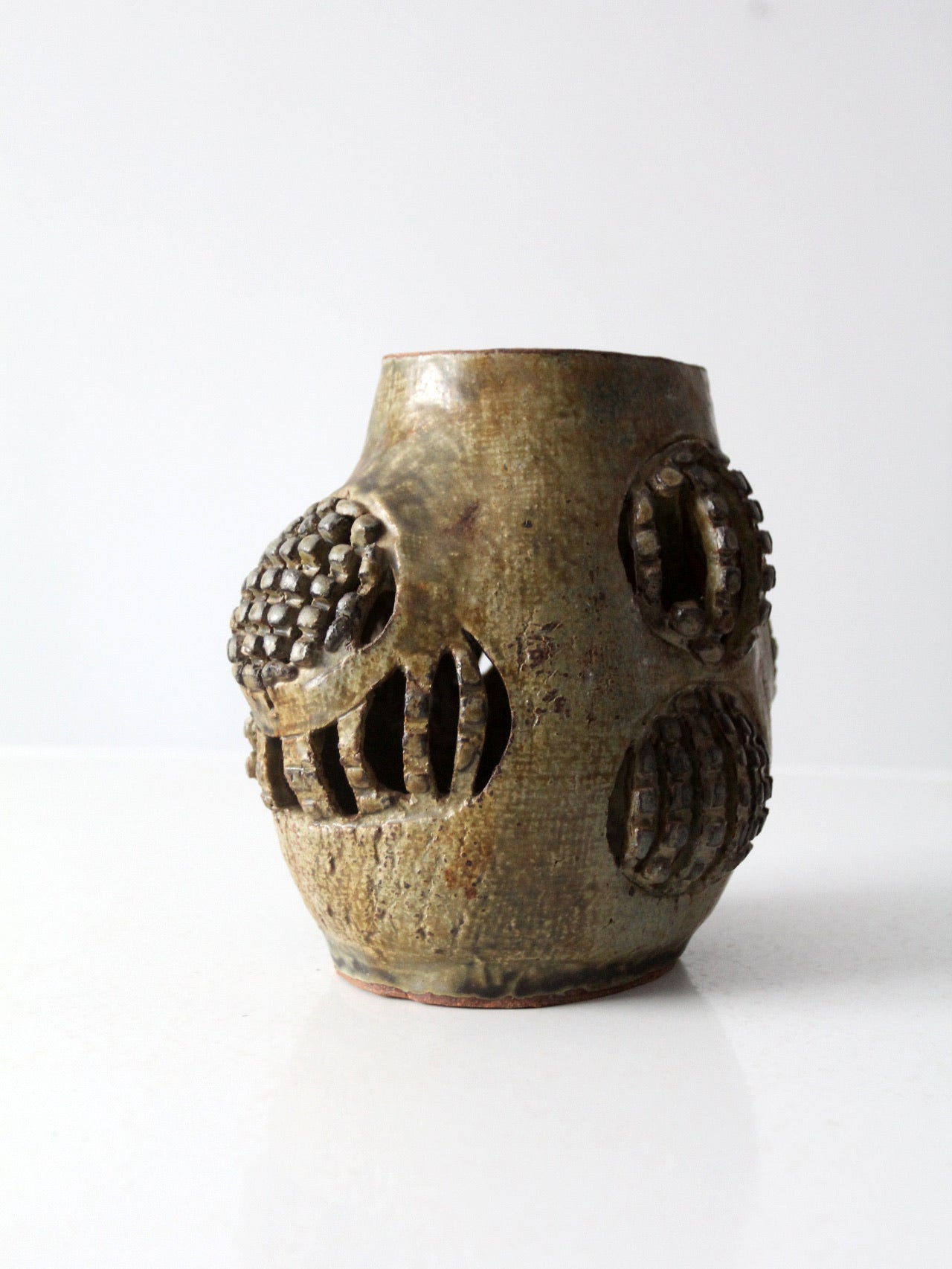 vintage studio pottery vase