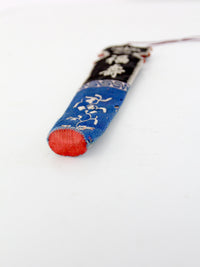 antique chinese silk case