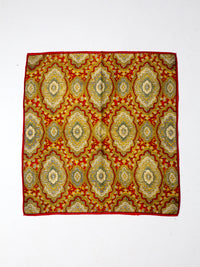 vintage royal patterned scarf