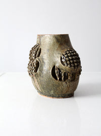 vintage studio pottery vase